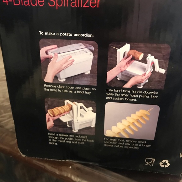 Brand new in box 4 blade Spiralizer - Picture 3 of 3